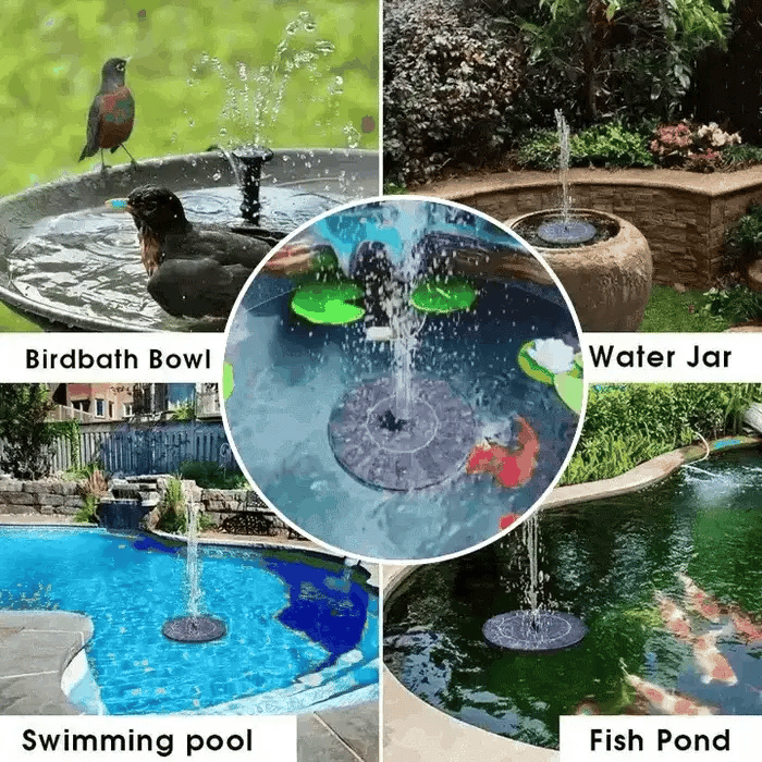 Solar Powered Bird Bath Fountain Pump