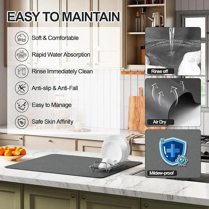 HydroAbsorb Mat™ - Ultimate Quick-Drying with Buy 1 Get 1 Free Offer 🔥