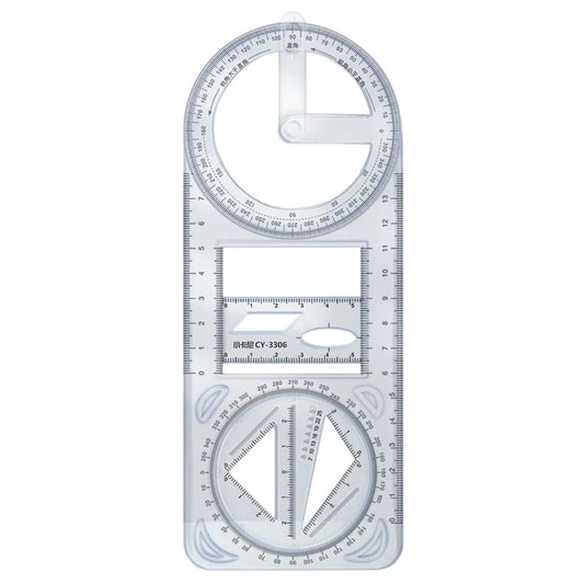 Multifunctional Geometry Ruler – All-in-One Tool for Math, Design & Craftwork