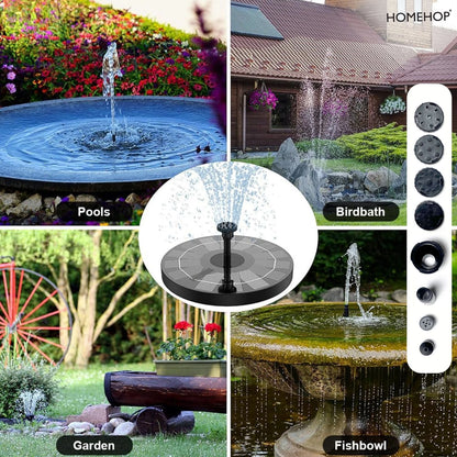 Solar Powered Bird Bath Fountain Pump