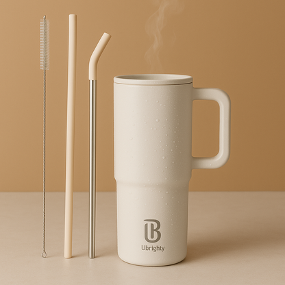 1200ML Tumbler with Lid & Straw